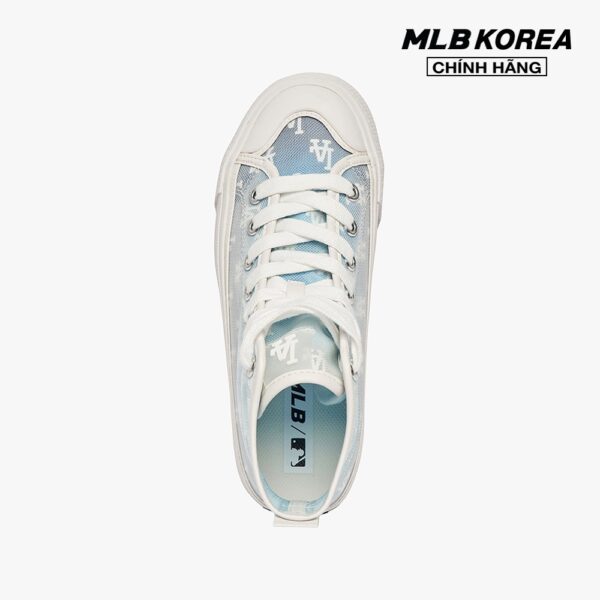 MLB - Giày thể thao cổ cao Playball High Monogram Mesh 3ACVCMM2N-07BLS - Ảnh 4