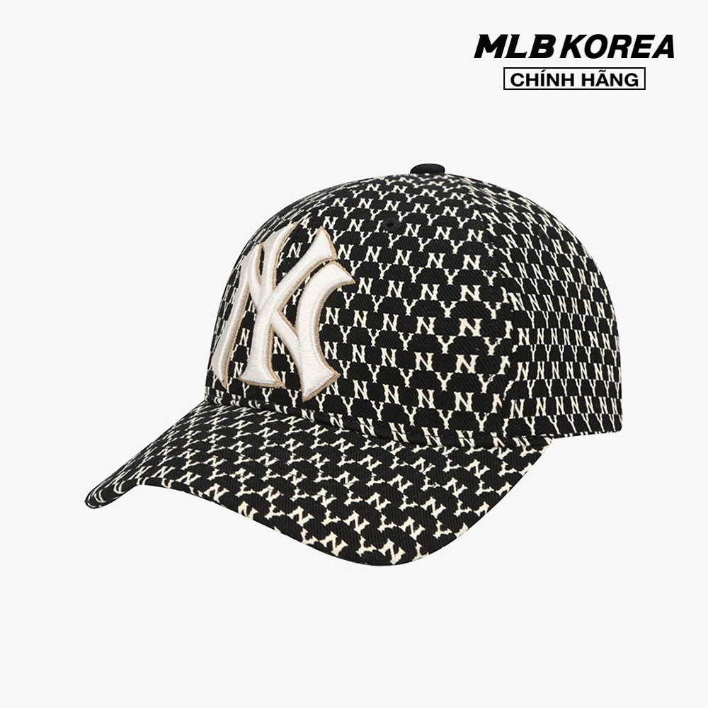 MLB – Nón bóng chày họa tiết monogram thời trang 3ACPFB01N-50BKS