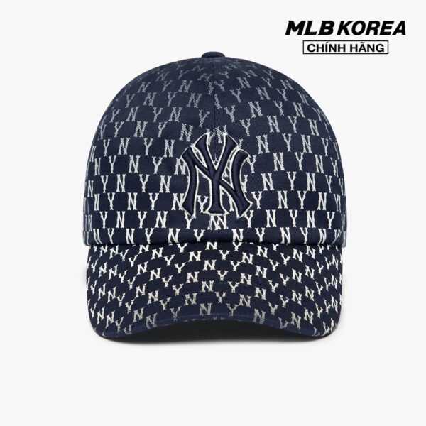 MLB - Nón bóng chày Monogram Diamond Jacquard 3ACPM041N-50NYD - Hình ảnh 3