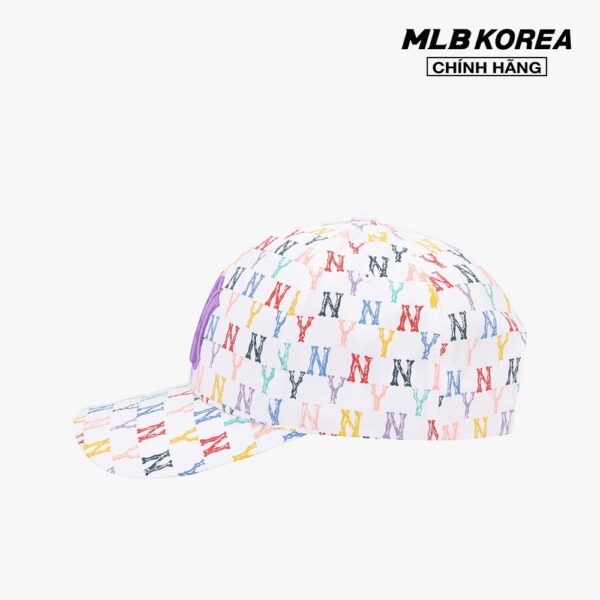 MLB - Nón bóng chày Rainbow Monogram 32CPFM111-50W - Hình ảnh 3