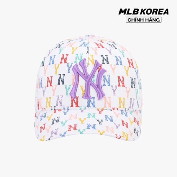 MLB - Nón bóng chày Rainbow Monogram 32CPFM111-50W - Hình ảnh 5