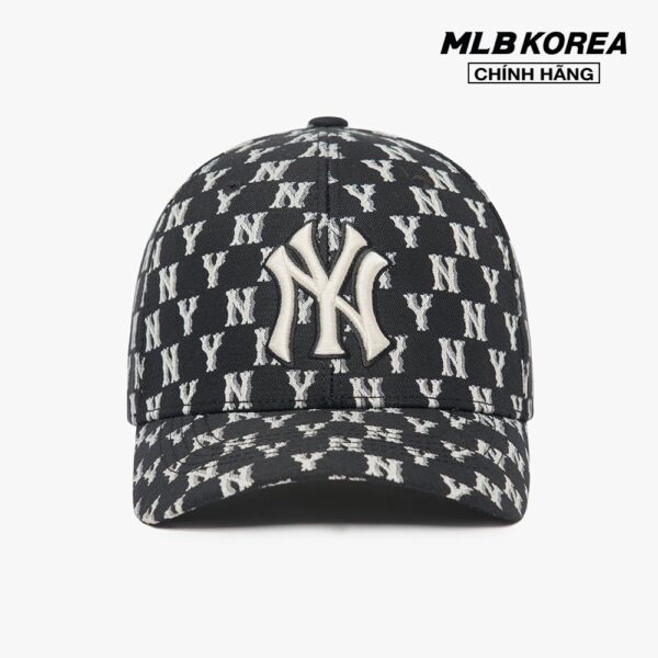MLB - Nón bóng chày thời trang Monogram Classic Ball 3ACPFF02N-50BKS - Hình ảnh 3