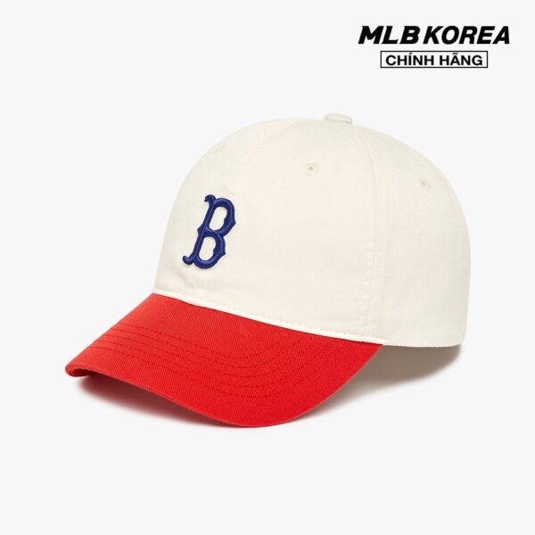 MLB - Nón bóng chày unisex Basic Color Block Unstructured 3ACP3303N-43RDS