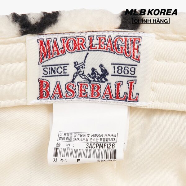 MLB - Nón bóng chày unisex Classic Monogram Fleece Unstructured 3ACPMF126-50CRS - Hình ảnh 6