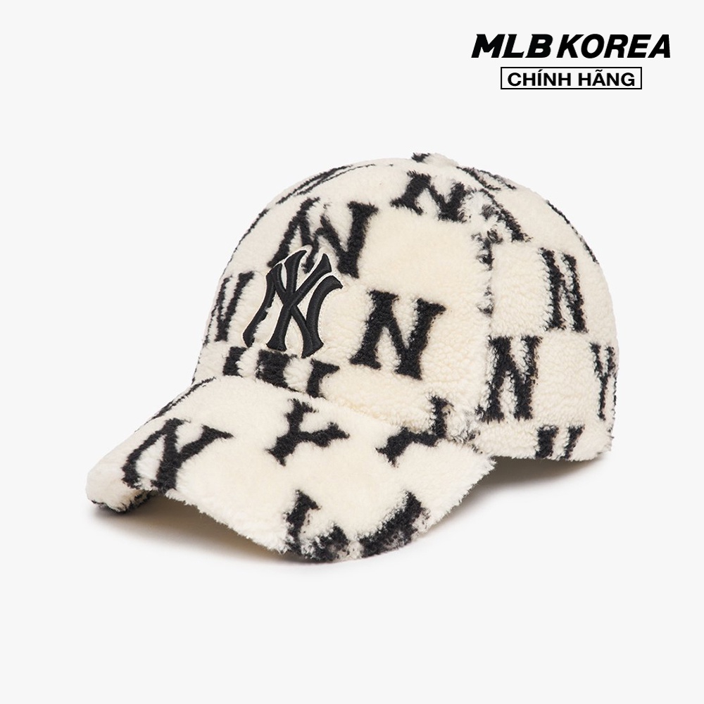 MLB – Nón bóng chày unisex Classic Monogram Fleece Unstructured 3ACPMF126-50CRS