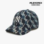 MLB – Nón bóng chày unisex Cube Monogram Curved 3ACPM212N-50NYD