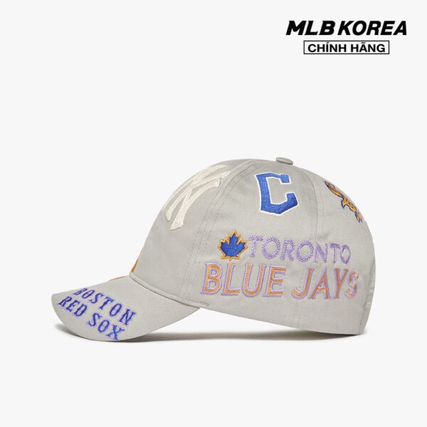 MLB - Nón bóng chày unisex Multi Logo Unstructured 3ACP7302N-00GRL - Hình ảnh 2