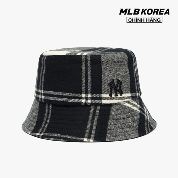 MLB - Nón bucket thời trang Check Wool 3AHTCW116-50CRS