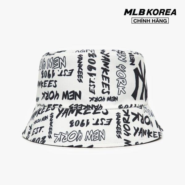 MLB - Nón bucket thời trang Graffiti 3AHT0521N-50IVS - Hình ảnh 3