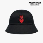 MLB – Nón bucket thời trang Heart 3AHTD091N-50BKS