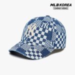 MLB – Nón lưỡi trai Checker Board Denim Ball 3ACP8602N-50BLS