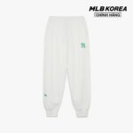 MLB – Quần jogger unisex lưng thun Medium Logo Organic 3APTD0131-50IVS