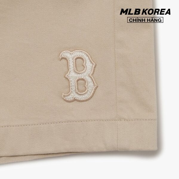 MLB - Quần shorts nam ống rộng Basic Medium Logo Cotton 3LSMB0433-43BGL - Hình ảnh 3