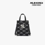 MLB – Túi đeo chéo chữ nhật Dia Monogram Jacquard Handphone 3ACRH102N-50BKS