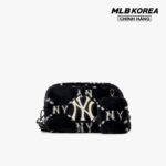 MLB – Túi đeo chéo chữ nhật Diamond Monogram Fur 3ACRM1026-50BKS