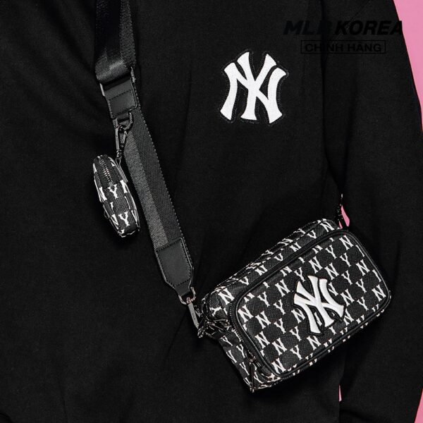 MLB - Túi đeo chéo phom chữ nhật Monogram 3ACRS012N-50BKS - Hình ảnh 2