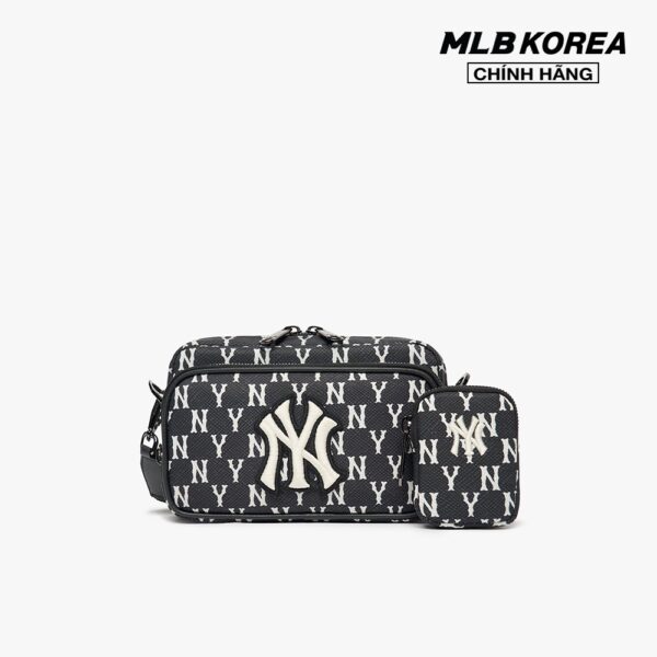 MLB - Túi đeo chéo phom chữ nhật Monogram 3ACRS012N-50BKS
