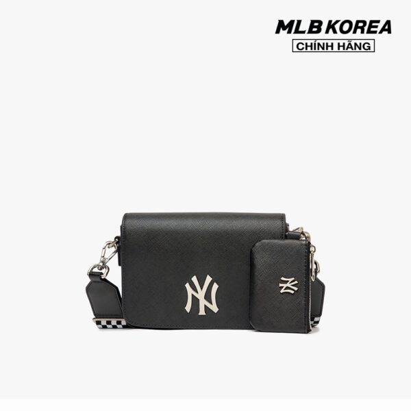 MLB - Túi đeo chéo phom chữ nhật thời trang Checkerboard 3ACRS042N-50BKS