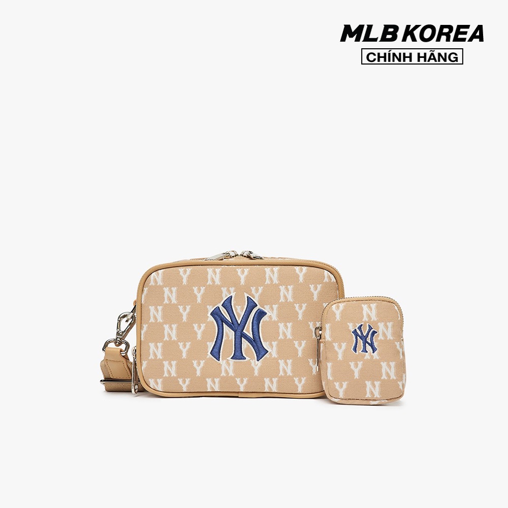 MLB – Túi đeo chéo phom chữ nhật thời trang Monogram 3ACRS022N-50BGD