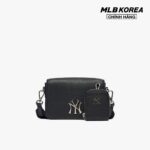 MLB – Túi đeo chéo phom chữ nhật thời trang Monogram Embo 3ACRS032N-50BKS