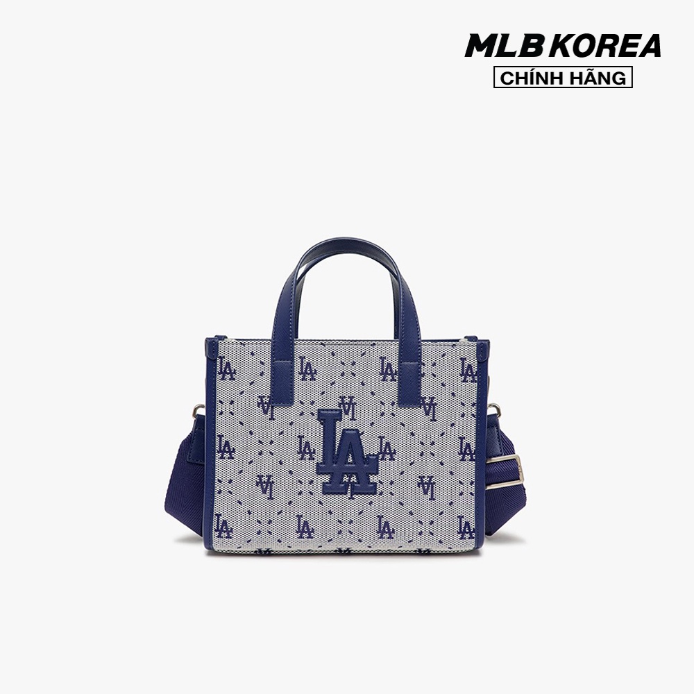 MLB KOREA Monogram Diamond Jacquard Bucket Bag Boston Red Sox