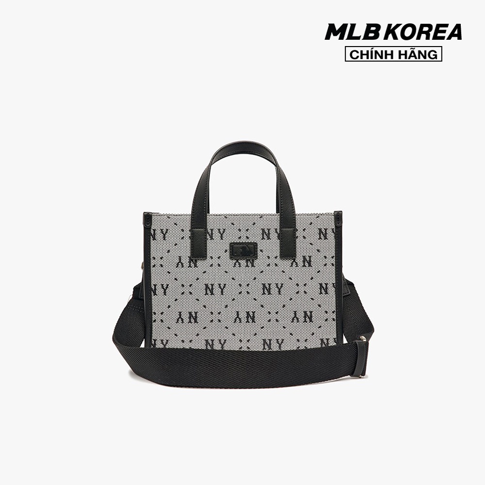 MLB Korea Big Diamond Monogram Jacquard Large Tote Bag