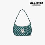 MLB – Túi đeo vai chữ nhật Classic Monogram Jacquard Hobo 3ABQS102N-50GND