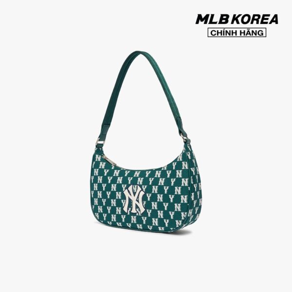 MLB - Túi đeo vai chữ nhật Classic Monogram Jacquard Hobo 3ABQS102N-50GND - Hình ảnh 3