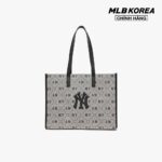 MLB – Túi tote unisex phom chữ nhật Big Diamond Monogram Jacquard 3AORL013N-50BKS