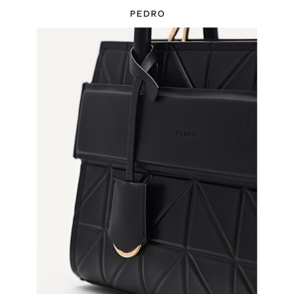 PEDRO Tote Bag Mùa xuân Túi xách nữ mới Đơn giản Zipper Travel Shoulder Bag PW2-46390014-1 - Hình ảnh 4