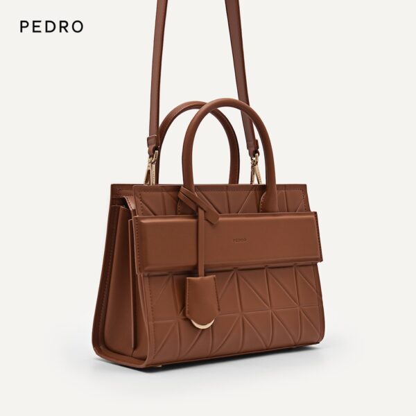 PEDRO Tote Bag Mùa xuân Túi xách nữ mới Đơn giản Zipper Travel Shoulder Bag PW2-46390014-1 - Hình ảnh 6