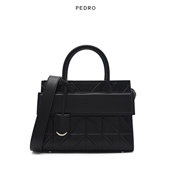 PEDRO Tote Bag Mùa xuân Túi xách nữ mới Đơn giản Zipper Travel Shoulder Bag PW2-46390014-1