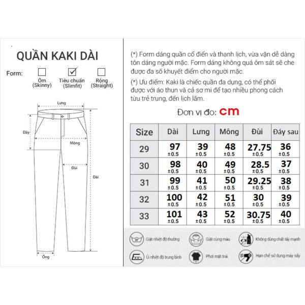 Quần Dài Vải Kaki Nam Đơn Giản Thời Trang Thương Hiệu Y2010 Nguyên Bản Ver12 21014 |YaMe| - Hình ảnh 9