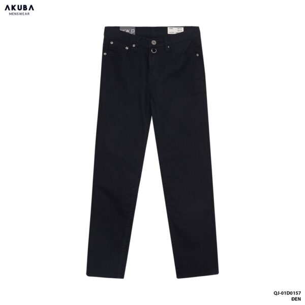 Quần jean dài nam AKUBA chất liệu Denim, ống slim cá tính | 01D0157 - Hình ảnh 7