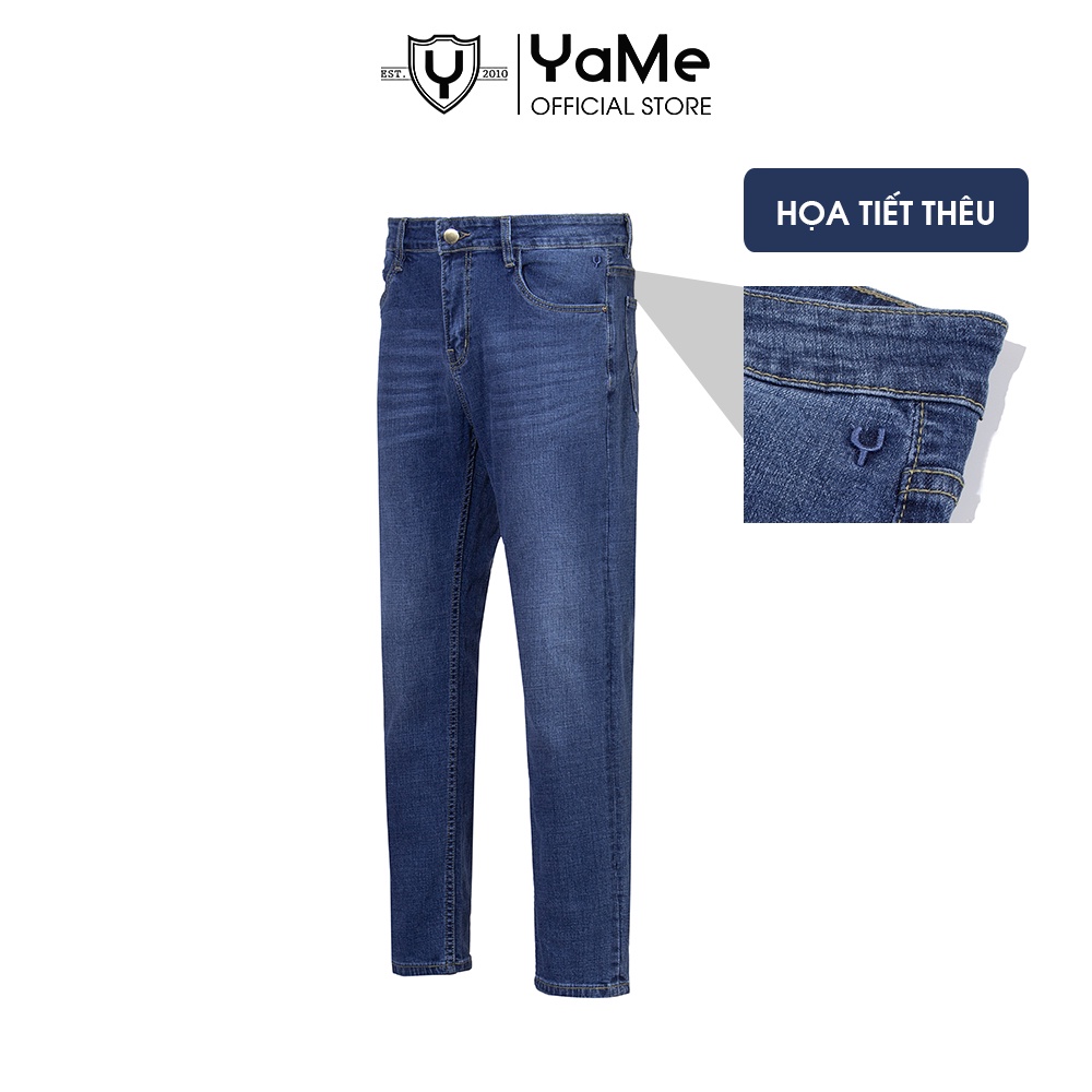 Quần Jean Nam Dài Slimfit Đơn Giản Thời Trang Thương Hiệu Y2010 B35 21662 |YaMe|