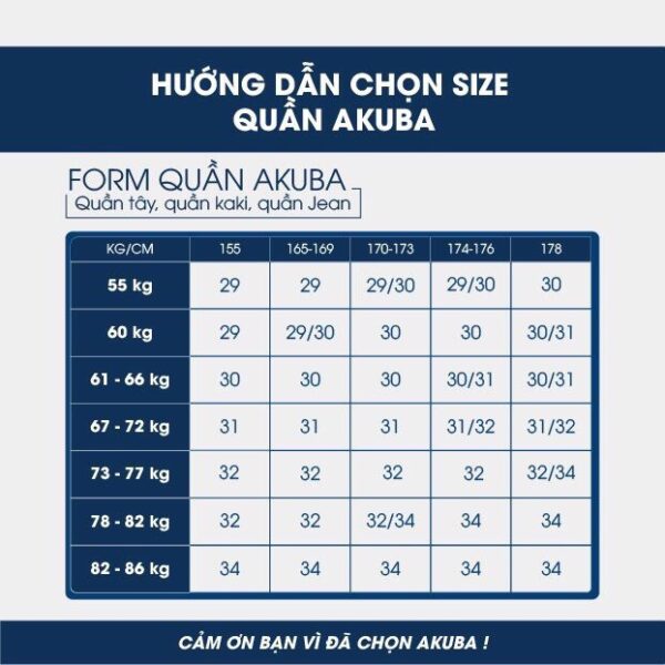 Quần Jean Nam Trơn Co Dãn Form slimfit AKUBA chất liệu Denim, độ dày vừa phải, phong cách Hàn Quốc | 01D0163 - Hình ảnh 9