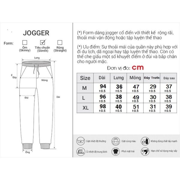 Quần Jogger Dài Nam Đơn Giản Thời Trang Thương Hiệu Y2010 Tối Giản M8 21109 |YaMe| - Hình ảnh 9