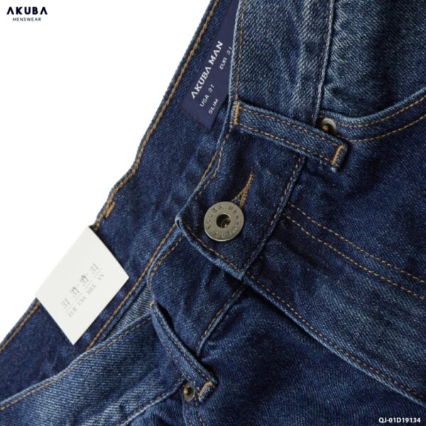Quần Short Jean Nam Rách Thời Trang AKUBA Form Skinny | 01D19134 - Hình ảnh 5