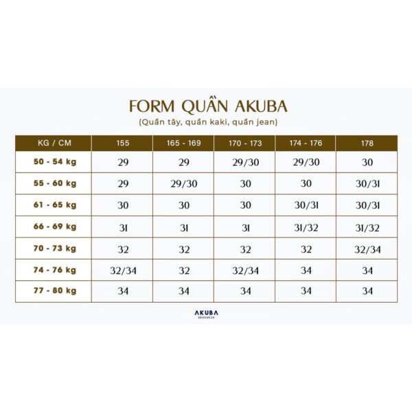 Quần tây âu nam Akuba thời trang nam cao cấp quần dài âu công sở | 01K3008 - Hình ảnh 5