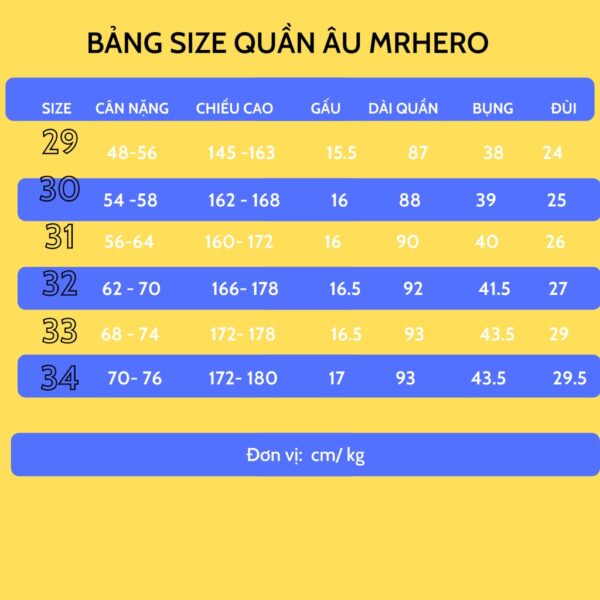 Quần tây âu nam tab 2 bên QA05 M.RO cạp cao 2 khuy màu đen xám trắng nâu vải đẹp phong cách công sở Mrhero - Hình ảnh 7