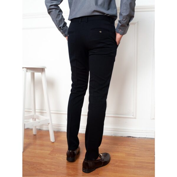 Quần Tây Nam 4MEN QT140 Form Slim-Cropped, Vải Âu mềm mịn, tôn dáng co giãn thoải mái, phong cách trẻ trung, thanh lịch - Hình ảnh 3