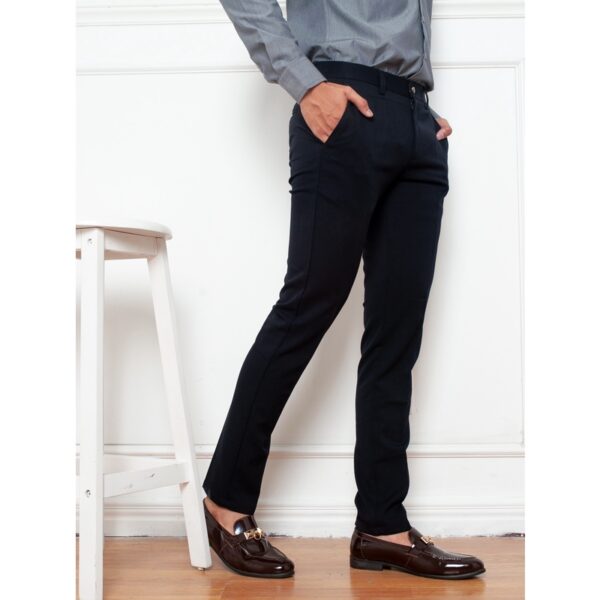 Quần Tây Nam 4MEN QT140 Form Slim-Cropped, Vải Âu mềm mịn, tôn dáng co giãn thoải mái, phong cách trẻ trung, thanh lịch - Hình ảnh 5