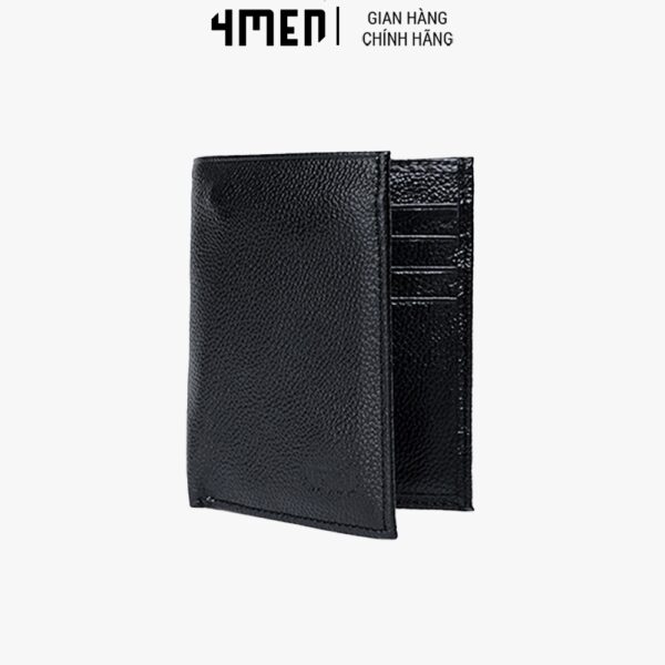 Ví da dáng đứng nam lịch sự 4MEN BV009 mềm mại, kiểu dáng trẻ trung, nhiều ngăn đựng tiền, đựng thẻ tiện dùng, bền màu - Ảnh 2
