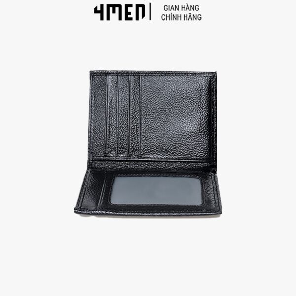 Ví da dáng đứng nam lịch sự 4MEN BV009 mềm mại, kiểu dáng trẻ trung, nhiều ngăn đựng tiền, đựng thẻ tiện dùng, bền màu - Ảnh 3