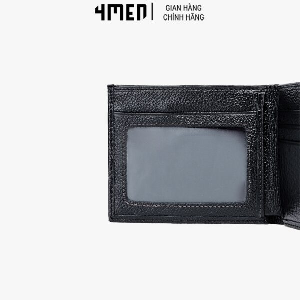 Ví da dáng ngang nam đẹp 4MEN BV015 bền đẹp, mềm mại, nhiều ngăn đựng tiền, đựng thẻ tiện dụng, trẻ trung - Ảnh 3