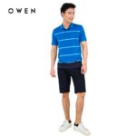 Áo polo Nam Owen Poly Bodyfit màu Xanh – PAT20193