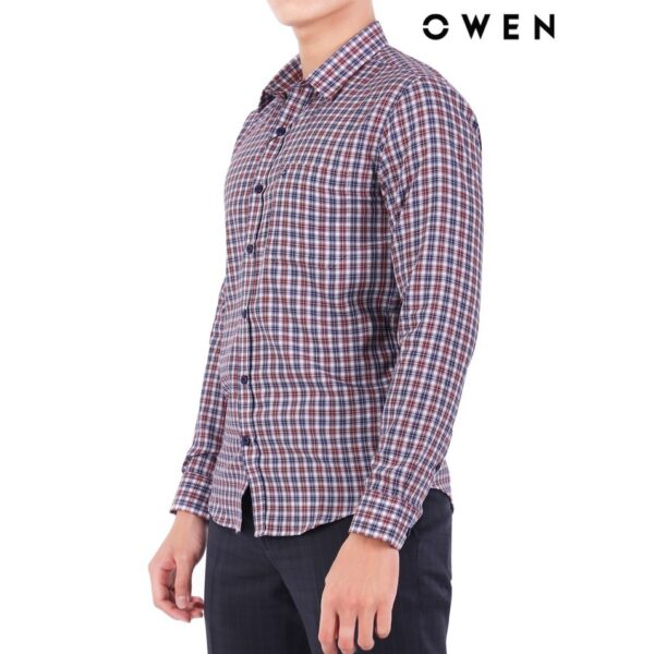 Áo sơ mi dài tay OWEN Regularfit Đỏ - AR20850DT - Hình ảnh 2