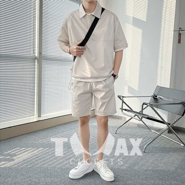 Bộ quần short, áo cộc tay, rút dây gấu TMAXCLOSETS - set bộ mùa hè, chất vải đũi THÁI thoáng mát, rông rãi TM-SET1028 - Hình ảnh 6