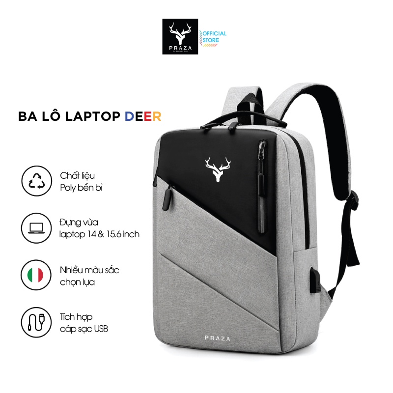 Balo Laptop Đựng Vừa Laptop 15.6 inch Praza Deer – BLS0190