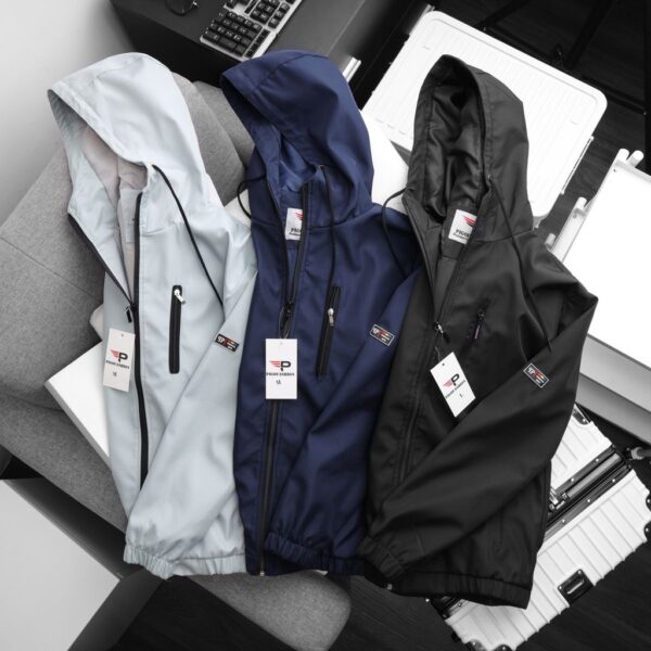 [Mã BMLT35] Áo khoác nam chất vải dù SPMAKD28 -2 phối nón dính thân áo có lớp trong áo - PigoFashion - Hình ảnh 7